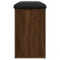 vidaXL Schuhbank Braun Eichen-Optik 82x32x50 cm Holzwerkstoff vidaXL Schuhbank Braun Eichen-Optik 82x32x50 cm Holzwerkstoff