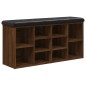 vidaXL Schuhbank Braun Eichen-Optik 102x32x50 cm Holzwerkstoff vidaXL Schuhbank Braun Eichen-Optik 102x32x50 cm Holzwerkstoff