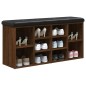 vidaXL Schuhbank Braun Eichen-Optik 102x32x50 cm Holzwerkstoff vidaXL Schuhbank Braun Eichen-Optik 102x32x50 cm Holzwerkstoff