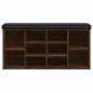vidaXL Schuhbank Braun Eichen-Optik 102x32x50 cm Holzwerkstoff vidaXL Schuhbank Braun Eichen-Optik 102x32x50 cm Holzwerkstoff
