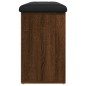vidaXL Schuhbank Braun Eichen-Optik 102x32x50 cm Holzwerkstoff vidaXL Schuhbank Braun Eichen-Optik 102x32x50 cm Holzwerkstoff