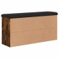 vidaXL Schuhbank Räuchereiche 102x32x50 cm Holzwerkstoff vidaXL Schuhbank Räuchereiche 102x32x50 cm Holzwerkstoff