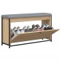 vidaXL Schuhbank mit Klappe Sonoma-Eiche 102x32x56 cm vidaXL Schuhbank mit Klappe Sonoma-Eiche 102x32x56 cm