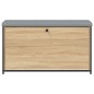 vidaXL Schuhbank mit Klappe Sonoma-Eiche 102x32x56 cm vidaXL Schuhbank mit Klappe Sonoma-Eiche 102x32x56 cm
