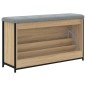 vidaXL Schuhbank mit Klappe Sonoma-Eiche 102x32x56 cm vidaXL Schuhbank mit Klappe Sonoma-Eiche 102x32x56 cm