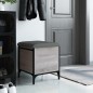 vidaXL Sitzbank mit Stauraum Grau Sonoma 42x42x45 cm Holzwerkstoff vidaXL Sitzbank mit Stauraum Grau Sonoma 42x42x45 cm Holzwerkstoff