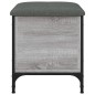 vidaXL Sitzbank mit Stauraum Grau Sonoma 42x42x45 cm Holzwerkstoff vidaXL Sitzbank mit Stauraum Grau Sonoma 42x42x45 cm Holzwerkstoff