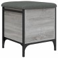 vidaXL Sitzbank mit Stauraum Grau Sonoma 42x42x45 cm Holzwerkstoff vidaXL Sitzbank mit Stauraum Grau Sonoma 42x42x45 cm Holzwerkstoff
