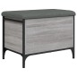vidaXL Sitzbank mit Stauraum Grau Sonoma 62x42x45 cm Holzwerkstoff vidaXL Sitzbank mit Stauraum Grau Sonoma 62x42x45 cm Holzwerkstoff