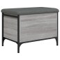 vidaXL Sitzbank mit Stauraum Grau Sonoma 62x42x45 cm Holzwerkstoff vidaXL Sitzbank mit Stauraum Grau Sonoma 62x42x45 cm Holzwerkstoff