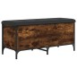 vidaXL Sitzbank mit Stauraum Räuchereiche 102x42x45 cm Holzwerkstoff vidaXL Sitzbank mit Stauraum Räuchereiche 102x42x45 cm Holzwerkstoff