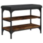 vidaXL Schuhbank Räuchereiche 62x32x47 cm Holzwerkstoff vidaXL Schuhbank Räuchereiche 62x32x47 cm Holzwerkstoff