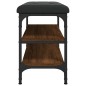 vidaXL Schuhbank Braun Eichen-Optik 62x32x47 cm Holzwerkstoff vidaXL Schuhbank Braun Eichen-Optik 62x32x47 cm Holzwerkstoff