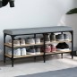 vidaXL Schuhbank Sonoma-Eiche 102x32x47 cm Holzwerkstoff vidaXL Schuhbank Sonoma-Eiche 102x32x47 cm Holzwerkstoff