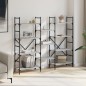 vidaXL Bücherregal Grau Sonoma 160x28,5x136,5 cm Holzwerkstoff vidaXL Bücherregal Grau Sonoma 160x28,5x136,5 cm Holzwerkstoff