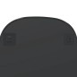 vidaXL Wandspiegel Schwarz 70x45 cm vidaXL Wandspiegel Schwarz 70x45 cm
