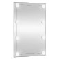 vidaXL Wandspiegel mit LED-Leuchten 40x60 cm Glas Rechteckig vidaXL Wandspiegel mit LED-Leuchten 40x60 cm Glas Rechteckig