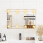 vidaXL Wandspiegel mit LED-Leuchten 40x60 cm Glas Rechteckig vidaXL Wandspiegel mit LED-Leuchten 40x60 cm Glas Rechteckig