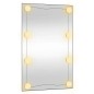 vidaXL Wandspiegel mit LED-Leuchten 40x60 cm Glas Rechteckig vidaXL Wandspiegel mit LED-Leuchten 40x60 cm Glas Rechteckig