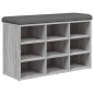 vidaXL Schuhbank Grau Sonoma 82x32x50 cm Holzwerkstoff vidaXL Schuhbank Grau Sonoma 82x32x50 cm Holzwerkstoff