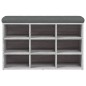 vidaXL Schuhbank Grau Sonoma 82x32x50 cm Holzwerkstoff vidaXL Schuhbank Grau Sonoma 82x32x50 cm Holzwerkstoff