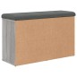 vidaXL Schuhbank Grau Sonoma 82x32x50 cm Holzwerkstoff vidaXL Schuhbank Grau Sonoma 82x32x50 cm Holzwerkstoff