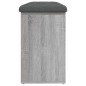 vidaXL Schuhbank Grau Sonoma 102x32x50 cm Holzwerkstoff vidaXL Schuhbank Grau Sonoma 102x32x50 cm Holzwerkstoff