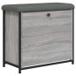 vidaXL Schuhbank mit Klappe Grau Sonoma 62x32x56 cm vidaXL Schuhbank mit Klappe Grau Sonoma 62x32x56 cm