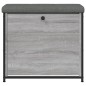vidaXL Schuhbank mit Klappe Grau Sonoma 62x32x56 cm vidaXL Schuhbank mit Klappe Grau Sonoma 62x32x56 cm