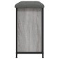 vidaXL Schuhbank mit Klappe Grau Sonoma 62x32x56 cm vidaXL Schuhbank mit Klappe Grau Sonoma 62x32x56 cm