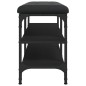 vidaXL Schuhbank Schwarz 82x32x47 cm Holzwerkstoff vidaXL Schuhbank Schwarz 82x32x47 cm Holzwerkstoff