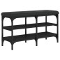 vidaXL Schuhbank Schwarz 82x32x47 cm Holzwerkstoff vidaXL Schuhbank Schwarz 82x32x47 cm Holzwerkstoff