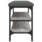 vidaXL Schuhbank Grau Sonoma 62x32x47 cm Holzwerkstoff vidaXL Schuhbank Grau Sonoma 62x32x47 cm Holzwerkstoff