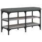 vidaXL Schuhbank Grau Sonoma 82x32x47 cm Holzwerkstoff vidaXL Schuhbank Grau Sonoma 82x32x47 cm Holzwerkstoff