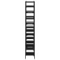 vidaXL Bücherregal Schwarz 127,5x28,5x172,5 cm Holzwerkstoff vidaXL Bücherregal Schwarz 127,5x28,5x172,5 cm Holzwerkstoff