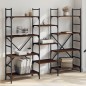 vidaXL Bücherregal Braun Eichen-Optik 160x28,5x136,5 cm Holzwerkstoff vidaXL Bücherregal Braun Eichen-Optik 160x28,5x136,5 cm Holzwerkstoff