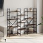 vidaXL Bücherregal Braun Eichen-Optik 160x28,5x136,5 cm Holzwerkstoff vidaXL Bücherregal Braun Eichen-Optik 160x28,5x136,5 cm Holzwerkstoff