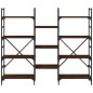 vidaXL Bücherregal Braun Eichen-Optik 160x28,5x136,5 cm Holzwerkstoff vidaXL Bücherregal Braun Eichen-Optik 160x28,5x136,5 cm Holzwerkstoff