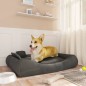 vidaXL Hundebett mit Kissen Dunkelgrau 89x75x19 cm Oxford-Gewebe vidaXL Hundebett mit Kissen Dunkelgrau 89x75x19 cm Oxford-Gewebe