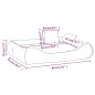 vidaXL Hundebett mit Kissen Dunkelgrau 89x75x19 cm Oxford-Gewebe vidaXL Hundebett mit Kissen Dunkelgrau 89x75x19 cm Oxford-Gewebe