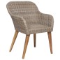 9-tlg. Garten-Essgruppe Poly Rattan Braun 9-tlg. Garten-Essgruppe Poly Rattan Braun
