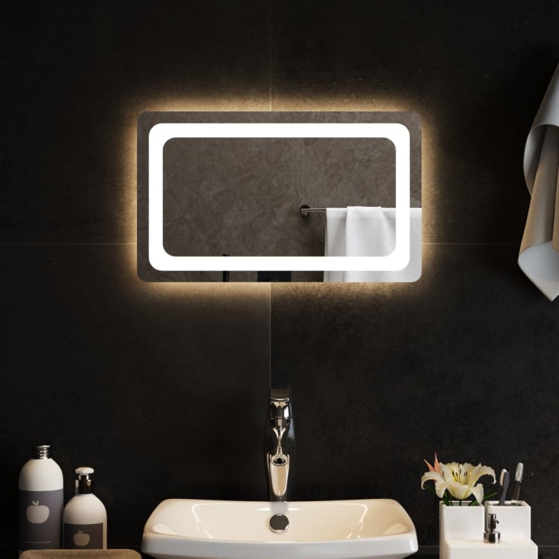 vidaXL LED-Badspiegel 50x30 cm vidaXL LED-Badspiegel 50x30 cm