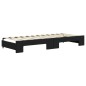 vidaXL Tagesbett Ausziehbar mit Schubladen Schwarz 80x200 cm Samt vidaXL Tagesbett Ausziehbar mit Schubladen Schwarz 80x200 cm Samt