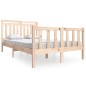 vidaXL Massivholzbett 135x190 cm vidaXL Massivholzbett 135x190 cm
