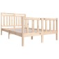 vidaXL Massivholzbett 135x190 cm vidaXL Massivholzbett 135x190 cm