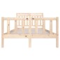 vidaXL Massivholzbett 135x190 cm vidaXL Massivholzbett 135x190 cm