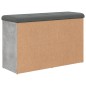 vidaXL Schuhbank Betongrau 82x32x50 cm Holzwerkstoff vidaXL Schuhbank Betongrau 82x32x50 cm Holzwerkstoff