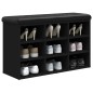 vidaXL Schuhbank Schwarz 82x32x50 cm Holzwerkstoff vidaXL Schuhbank Schwarz 82x32x50 cm Holzwerkstoff