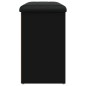 vidaXL Schuhbank Schwarz 82x32x50 cm Holzwerkstoff vidaXL Schuhbank Schwarz 82x32x50 cm Holzwerkstoff