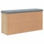 vidaXL Schuhbank Sonoma-Eiche 102x32x50 cm Holzwerkstoff vidaXL Schuhbank Sonoma-Eiche 102x32x50 cm Holzwerkstoff